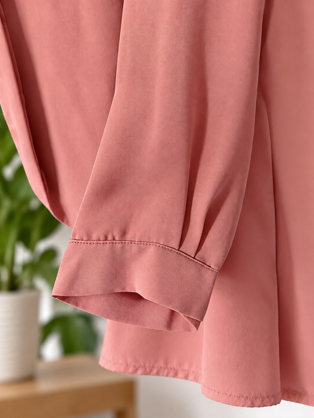JNY Jones New York Women’s Dusty Rose Long Sleeve Blouse – Size XL - Picture 6 of 10